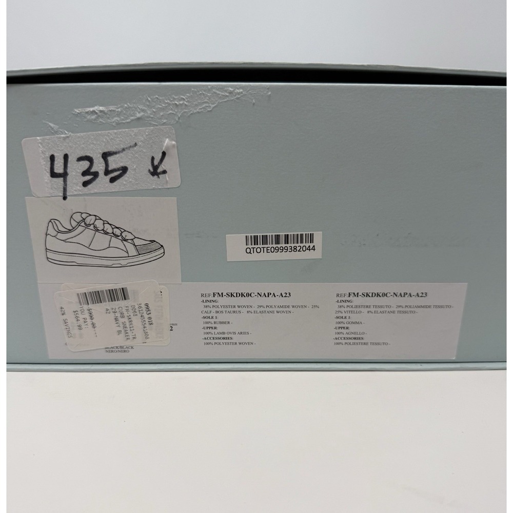 Lanvin Curb Sneaker Navy Size 9 US 42 EU - Picture 9 of 9